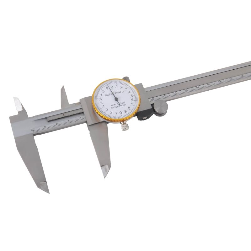 Штангенциркуль с отсчетом по круговой шкале WIEDERKRAFT 0-200 мм 0.02 мм WDK-MF20002 - изображение 2
