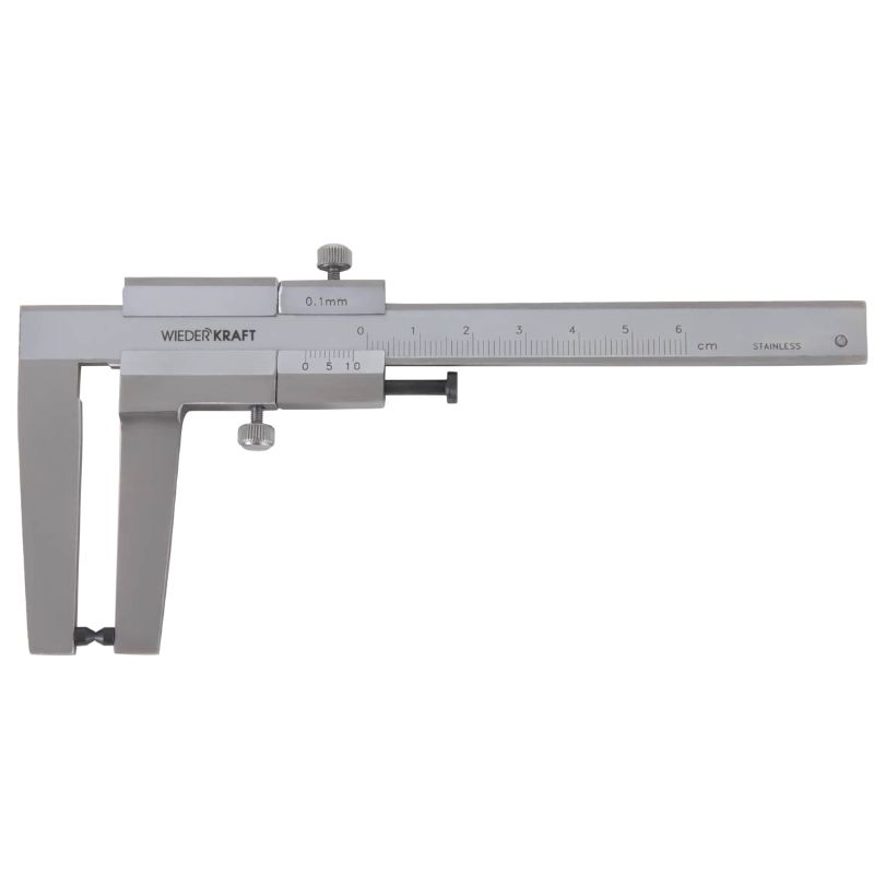 Штангенциркуль для тормозных дисков WIEDERKRAFT 0-60 мм 0.1 мм губки 55 мм WDK-DB601 - изображение 2
