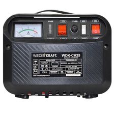 Устройство зарядное для аккумуляторов WIEDERKRAFT до 240А/ч 12/24V ток зарядки 8/16А WDK-CH25 - изображение 6
