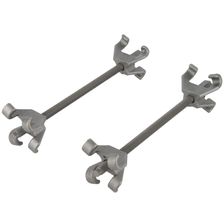 Съемник пружин со сдвоенными зацепами WIEDERKRAFT 380мм WDK-214621A - изображение 3