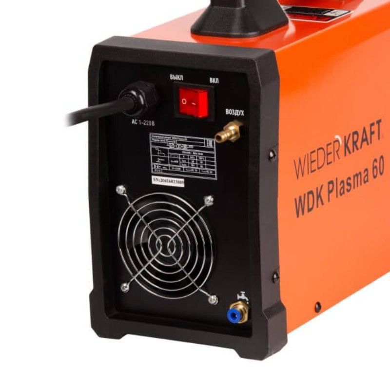 Резак плазменный инверторный WIEDERKRAFT 60A WDK Plasma 60 - изображение 7