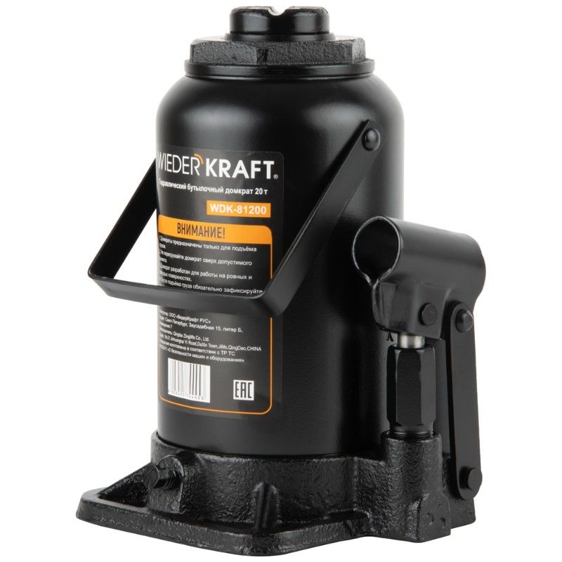Домкрат WIEDERKRAFT WDK-81200 20 т - изображение 2