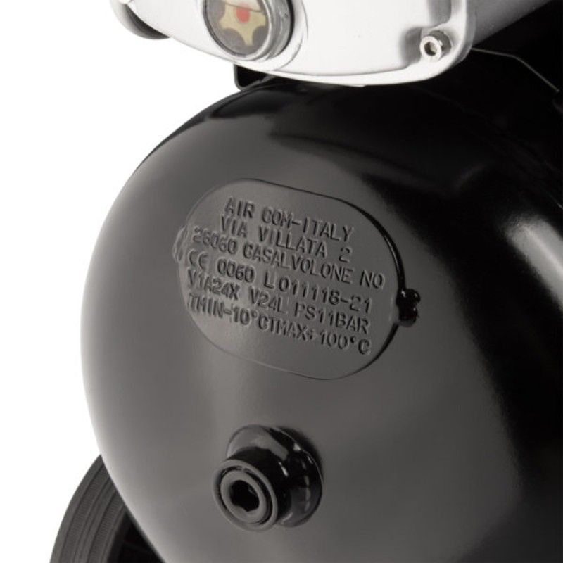 Масляный поршневой компрессор с прямым приводом WIEDERKRAFT WDK-90225 225 л/мин, 24 л - изображение 7