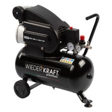 Масляный поршневой компрессор с прямым приводом WIEDERKRAFT WDK-90225 225 л/мин, 24 л - изображение 8