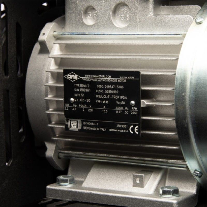 Масляный поршневой компрессор с ременным приводом WIEDERKRAFT WDK-91040 400 л/мин, ресивер 100 л - изображение 7