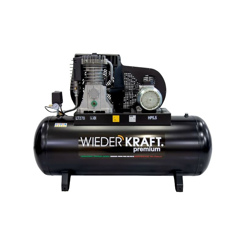 Промышленный воздушный пневматический компрессор WIEDERKRAFT WDK-92768 270 л - изображение 2
