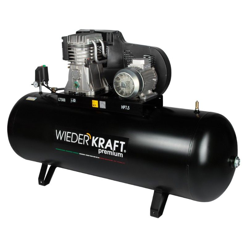Масляный поршневой компрессор с ременным приводом WIEDERKRAFT WDK-95079