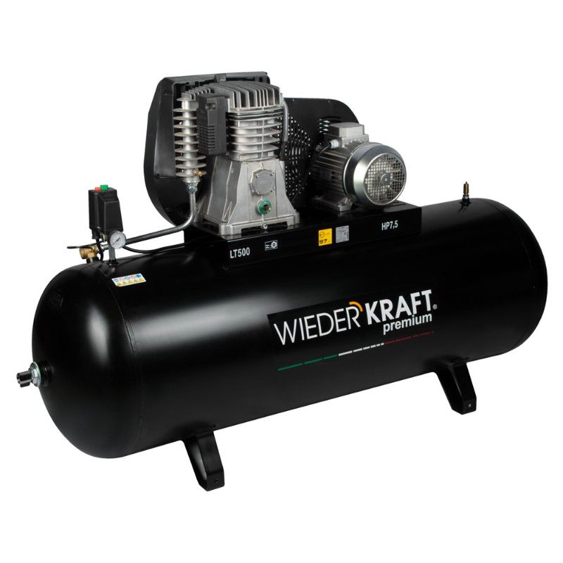 Масляный поршневой компрессор с ременным приводом WIEDERKRAFT WDK-95079 - изображение 3