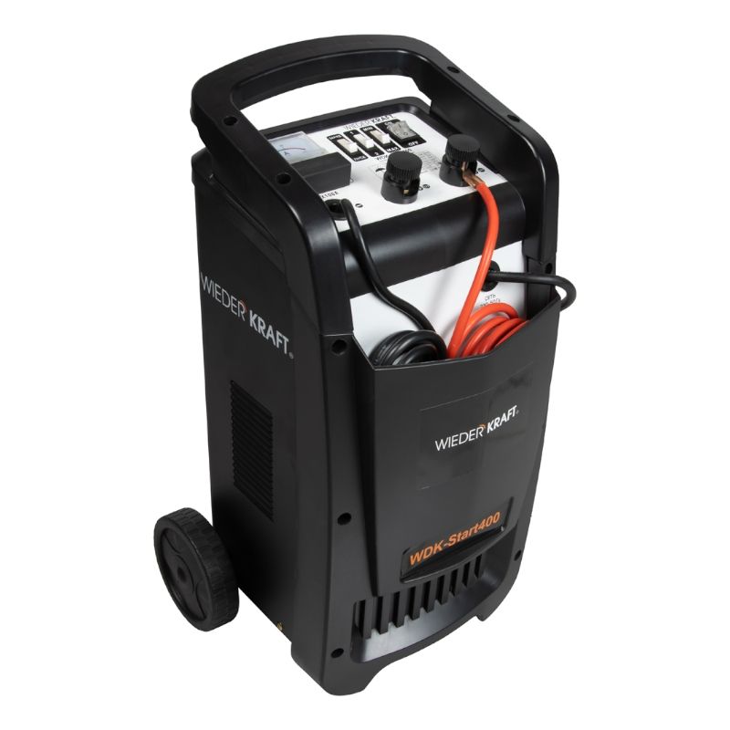 Пуско-зарядное устройство WIEDERKRAFT WDK-Start400 для аккумуляторов ёмкостью до 700Ач - изображение 3