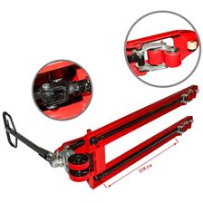 Тележка гидравлическая (рохля) WL BF25 1500х550 усиление 110см (PU) (HP-30-30CM-1500PUB) - изображение 8