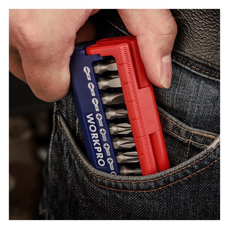 Биты WORKPRO с держателем 13 предметов - изображение 4