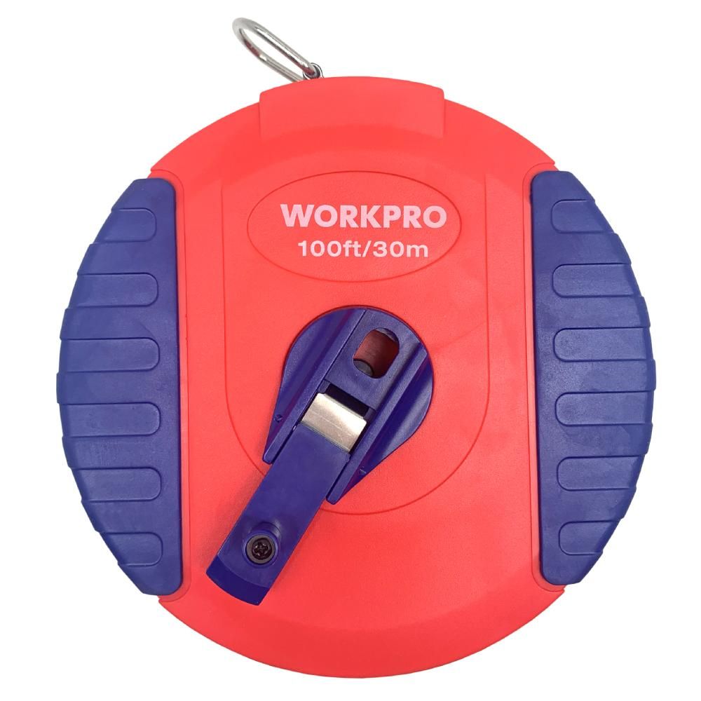 Рулетка WORKPRO 30м фиберглассовый корпус - изображение 2