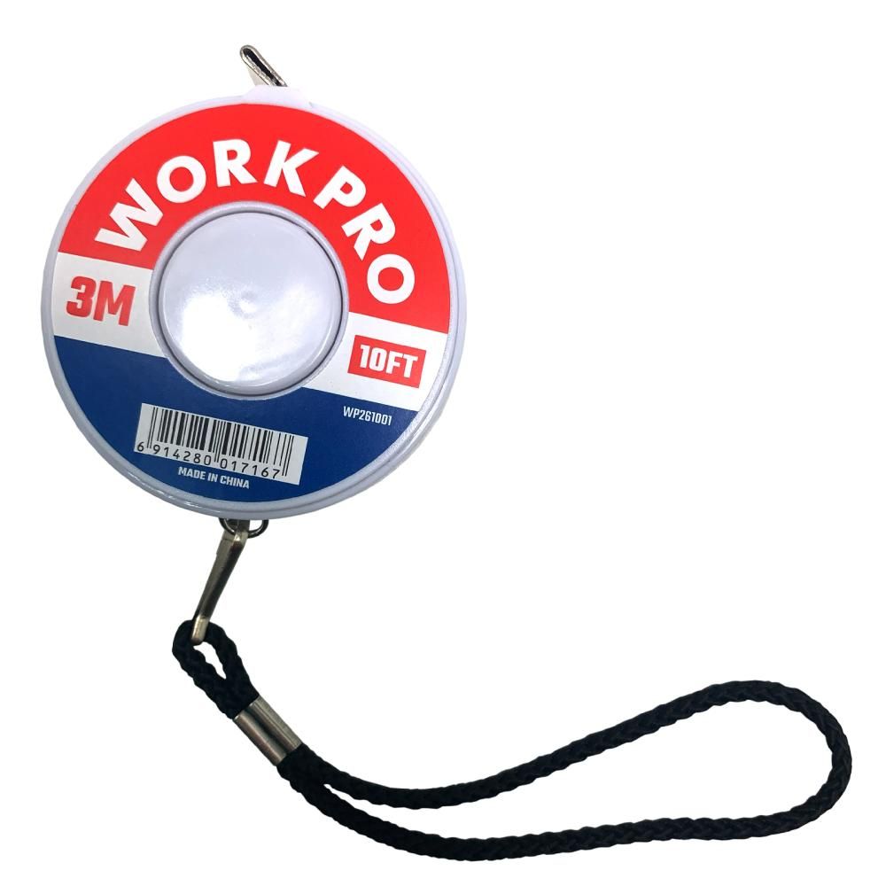 Рулетка WORKPRO мягкая 3м/10футов