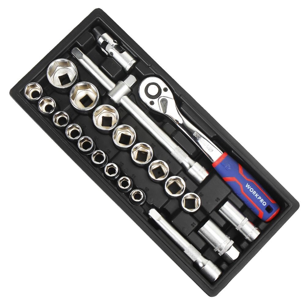 Тележка инструментальная WORKPRO 7 ящиков с 12 Ложемент WORKPROами (2 места) - изображение 5