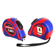 Рулетка WORKPRO пластмассовая 7.5м(25фут)*25мм самоблокирующаяся - изображение 8