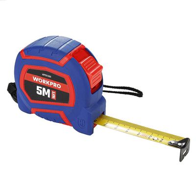 Рулетка WORKPRO 8м(26футов)*25мм металлический корпус - изображение 4