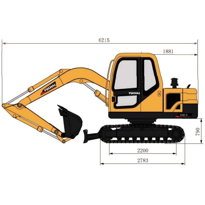 Экскаватор Yuchai YC 80-9 - изображение 18