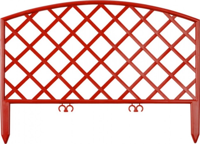 Забор садовый GRINDA ПЛЕТЕНЬ декоративный 24x320см, терракот 422207-T