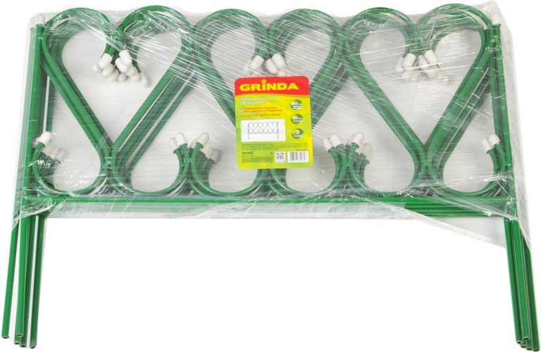 Забор садовый GRINDA РЕНЕССАНС декоративный металлический, 50x345см 422263 - изображение 3