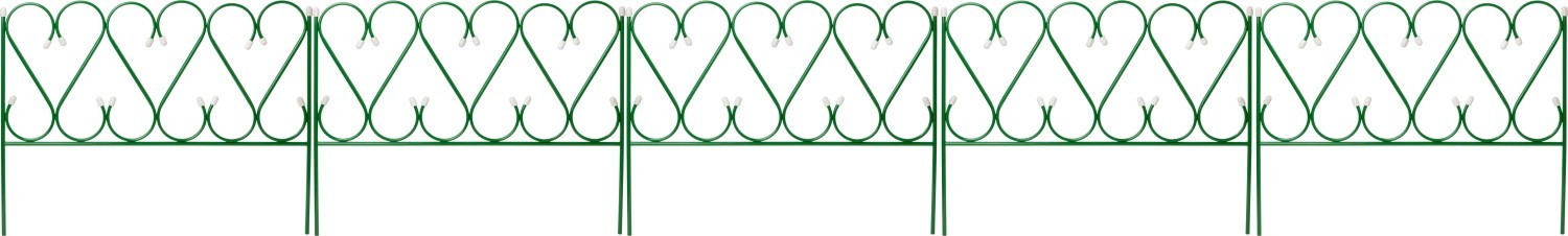 Забор садовый GRINDA РЕНЕССАНС декоративный металлический, 50x345см 422263 - изображение 2