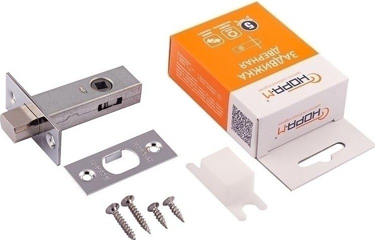 Задвижка дверная НОРА-М З-45 "Хром" 4022 - изображение 2