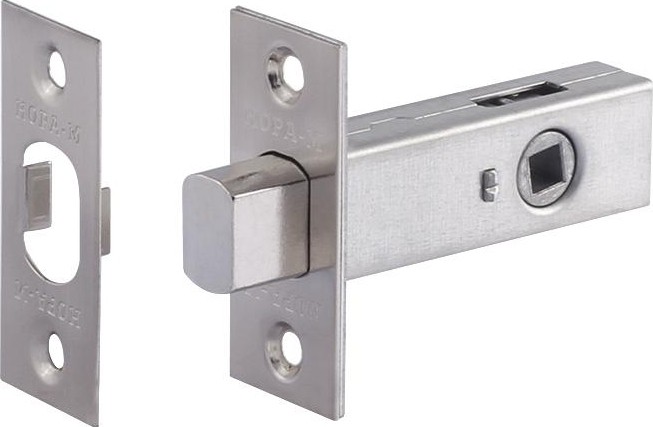 Задвижка дверная НОРА-М З-45 "Матовый никель" 4705