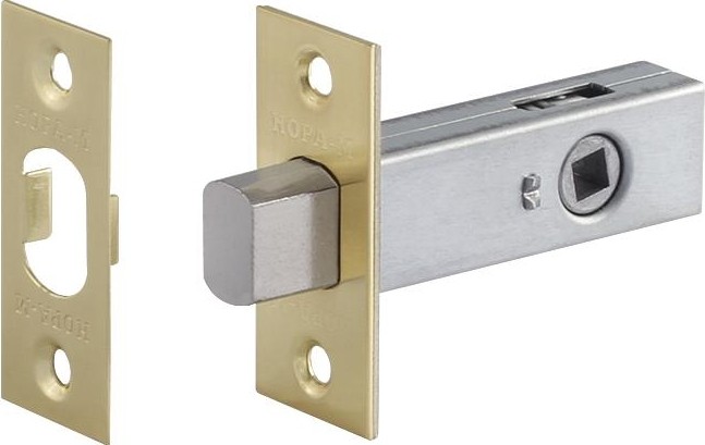 Задвижка дверная НОРА-М З-45 "Матовое золото" 4704