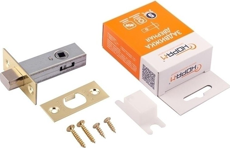 Задвижка дверная НОРА-М З-45 "Золото" 4021 - изображение 2