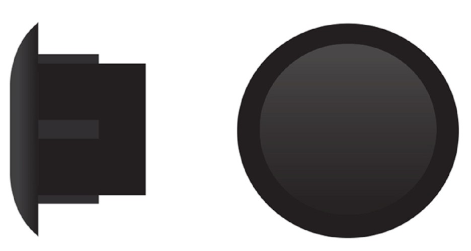 Заглушка ЕВРОПАРТНЕР ZH- 14 черная (8 000шт.) 76062316