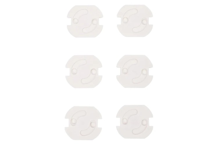 Заглушки для розеток Halsa HLS-S-602 3,7х3,3х0,3см, ABS 6 шт