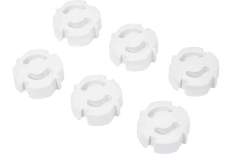 Заглушки для розеток Halsa HLS-S-603 3,7х3,6х1,4 см, ABS 6 шт