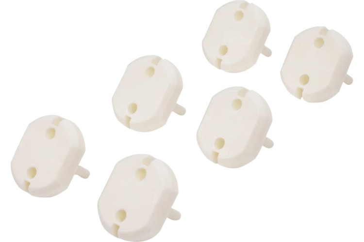 Заглушки для розеток Halsa HLS-S-601 3,7х3,3х2,5 см, PP 6 шт
