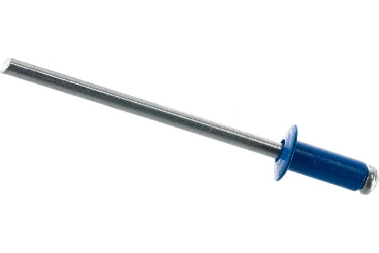 Заклепка алюминиевая Кобальт 910-959 вытяжные 3,2х8 мм, синие ral 5005 (50 шт.) - изображение 2