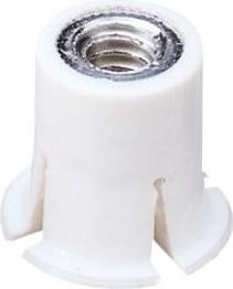 Заклепка резьбовая  М6 х 15,9 мм (уп.100 шт.)  нейлоновая с плоским бортом CN428