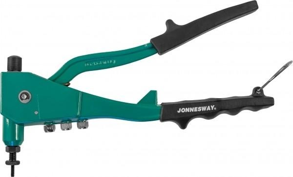 Заклепочник ручной рычажный универсальный JONNESWAY V1102 для вытяжных и резьбовых заклепок 046141 - изображение 3