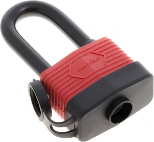 Замок MATRIX 50 мм навесной всепогодный, удлиненная дужка 91826 - изображение 2