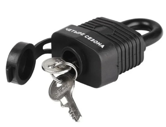 Замок навесной ЧЕТЫРЕ СЕЗОНА 79-0113 всепогодный 30 мм - изображение 3