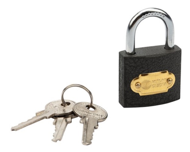 Замок навесной ЧЕТЫРЕ СЕЗОНА 79-0003 серия Чугун 32 мм