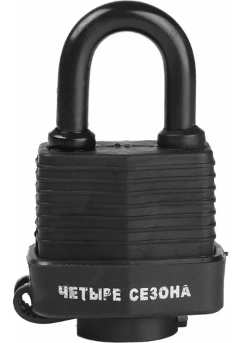 Замок навесной ЧЕТЫРЕ СЕЗОНА 79-0114 всепогодный 40 мм