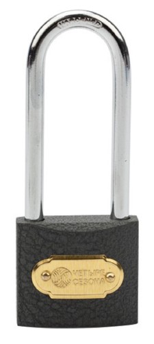 Замок навесной ЧЕТЫРЕ СЕЗОНА 79-0024 серия Чугун 40 мм длинная дужка - изображение 2