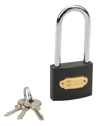 Замок навесной ЧЕТЫРЕ СЕЗОНА 79-0025 серия Чугун 50 мм длинная дужка