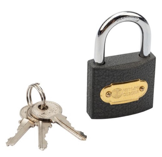 Замок навесной ЧЕТЫРЕ СЕЗОНА 79-0004 серия Чугун 40 мм