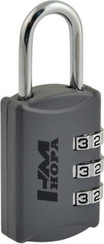 Замок навесной кодовый НОРА-М 502 для чемодана "Серый" 23 мм 14935