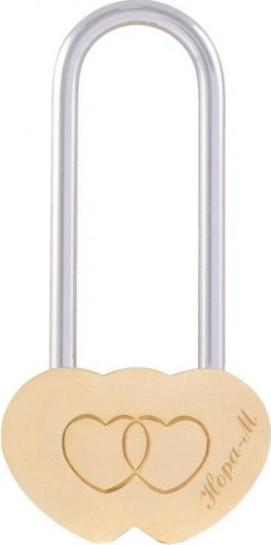 Замок навесной НОРА-М 623 сувенирный "Золото" 18786