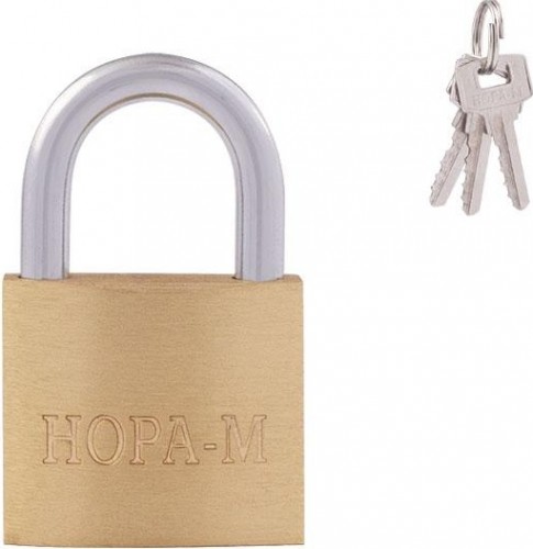 Замок навесной НОРА-М ЗН-207 "Латунь" 30мм 6687