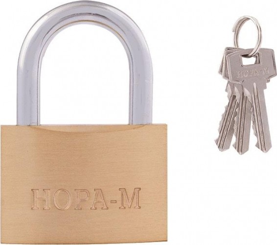 Замок навесной НОРА-М ЗН-207 "Латунь" 70мм 6691