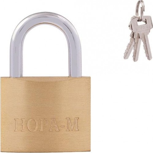 Замок навесной НОРА-М ЗН-207 "Латунь" 40мм 6688