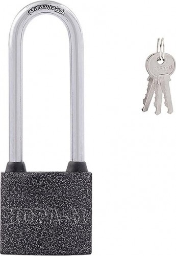 Замок навесной НОРА-М ЗН-212ДД с длинной дужкой "Темный" 32 мм 12973