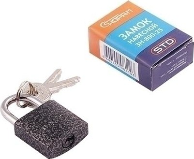 Замок навесной НОРА-М ЗН-800 "Темный" 25 мм 16807 - изображение 2