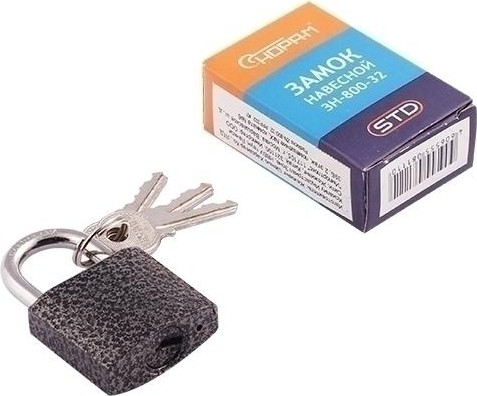 Замок навесной НОРА-М ЗН-800 "Темный" 32 мм 16808 - изображение 2